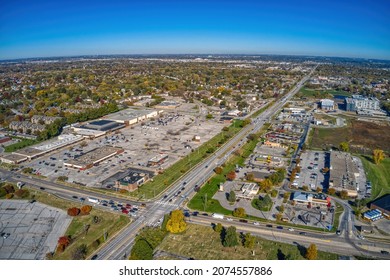 Aerial View of the Omaha Suburb of La Vista, Nebraska - Shutterstock ID 2074557886