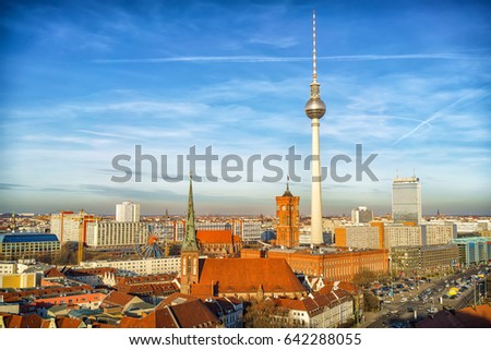 Similar – Berlin Panorama with view of Museum Island