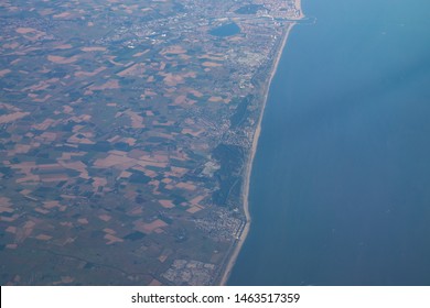 Aerial View On Coast Of English Channel