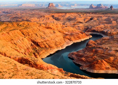 Aerial view on the Colorado river and the Grand Canyon, Arizona, USa