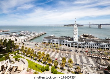 Luftbild im Hafen von San Francisco