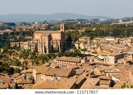 Similar – View of the roofs of the old town of Verona from the Torre dei Lamberti, Italy