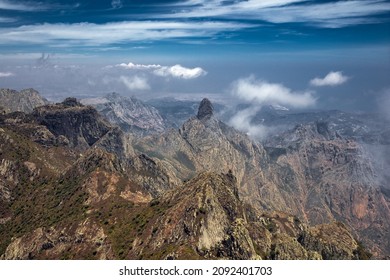 Aerial View On Socotra Mountains, Yemen