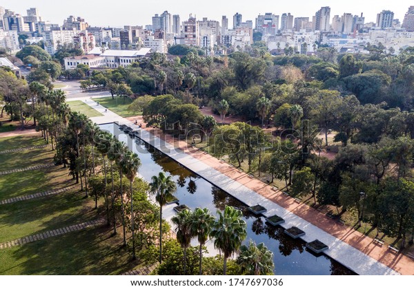 Aerial View Orla Do Porto Alegre Stock Photo Edit Now
