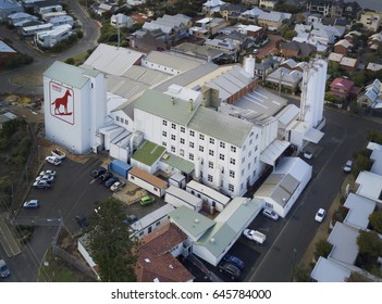 Aerial View Over Famous Dingo Flour Mill Which Has Become An Icon Of North Fremantle. Photo Taken On May 23, 2017 On Sunset.