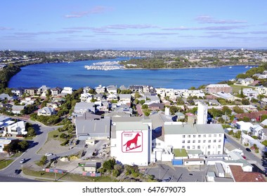 Aerial View Over Famous Dingo Flour Mill Which Has Become An Icon Of North Fremantle. Photo Taken On May 23, 2017 At Daytime.