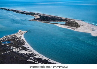 Aerial View Over Nassau County On Long Island New York