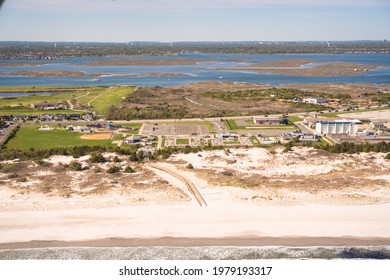 Aerial View Over Nassau County On Long Island New York