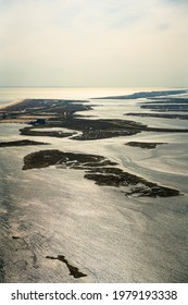 Aerial View Over Nassau County On Long Island New York