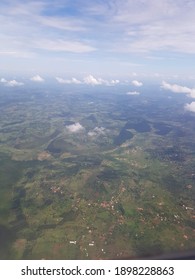 Aerial View Over Rwanda, Africa