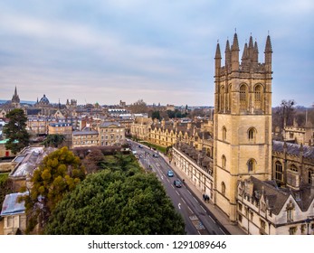 Aerial view of Oxford, United Kingdom