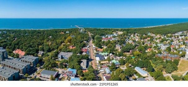 Aerial View Palanga Resort Town Lithuania Stock Photo 2191951265 ...