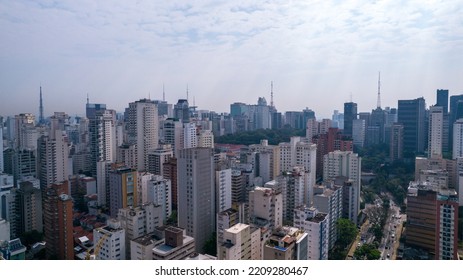 Aerial View Paulo Neighborhood Jardins Many Stock Photo 2209280467 ...