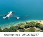 Aerial View of Pearl Harbor in Oahu