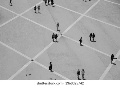 2,673 Overhead people walking Images, Stock Photos & Vectors | Shutterstock