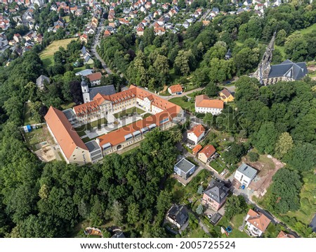 Aerial view of the Planiter Castle
