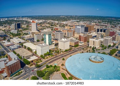 Aerial View Of The Population Center Of Wichita, Kansas