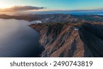 Aerial view of Portman, Region of Murcia, Spain