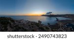 Aerial view of Portman, Region of Murcia, Spain