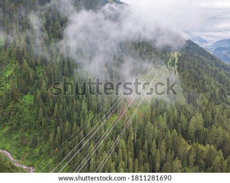 Similar – Image, Stock Photo Fog line Environment Air