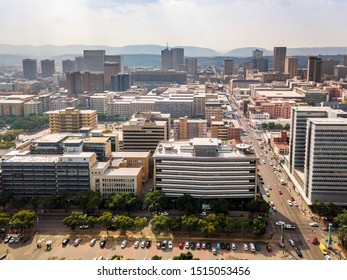 Aerial View Of Pretoria Downtown, Capital City Of South Africa