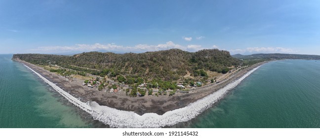 Aerial View Of Puerto Caldera In Costa Rica