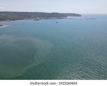 Aerial View Of Puerto Caldera In Costa Rica	