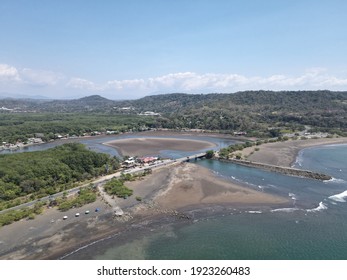 Aerial View Of Puerto Caldera In Costa Rica	