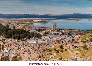 Aerial View Of Puno, Peru