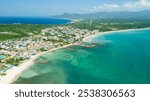 Aerial View of Punta Mita Beach, Nayarit. Mexico