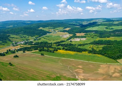 An Aerial View Of The Quebec Forest