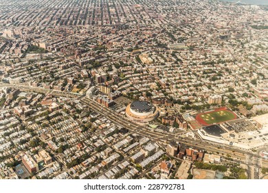 Aerial View Of Queens Borough, New York