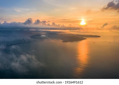 Aerial View Of Quy Nhon City And Phuong Mai Peninsula, Vietnam