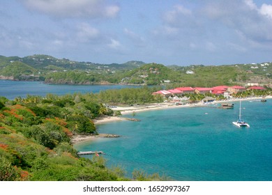 Aerial View Of Reduit Beach, St Lucia