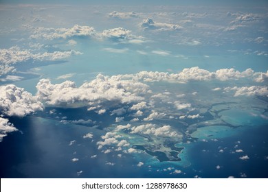 Aerial view of the remote Crooked Island in the Bahamas in the Atlantic Ocean - Powered by Shutterstock