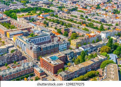 Aerial View Of Residential Area In The Hague, Netherlands