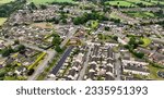 Aerial view of Residential housing in Magheralin Craigavon Co Down Northern Ireland