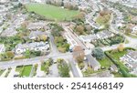 Aerial view of Residential housing in Magheralin Craigavon Co Down Northern Ireland
