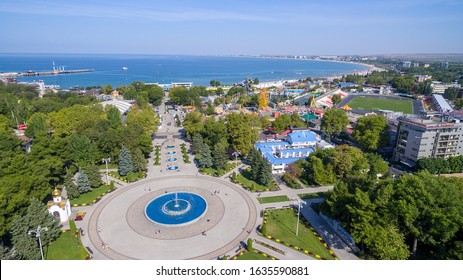 Aerial View To The Resort Anapa City. Russia