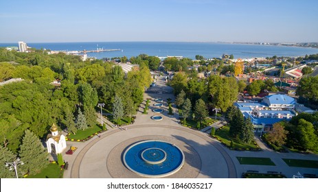 Aerial View To The Resort Anapa City. Russia