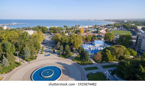 Aerial View To The Resort Anapa City. Russia