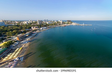 Aerial View To The Resort Anapa City. Russia