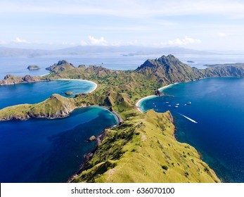 Aerial View Of Rinca Island, Indonesia