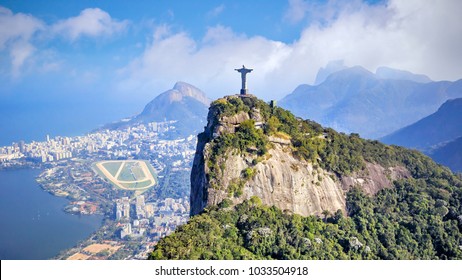 Aerial view of Rio de Janeiro city skyline in Brazil - Shutterstock ID 1033504918