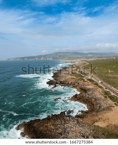 Similar – coastal line coastline