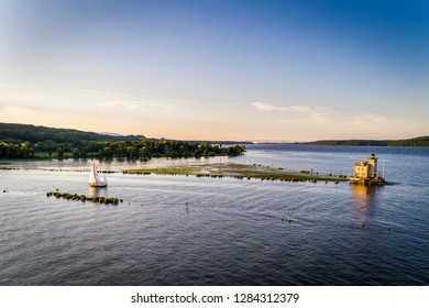 Aerial View Rondout Lighthouse Kingston New York