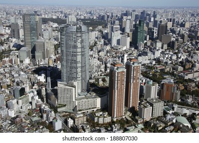 Aerial View Of Roppongi Hills Areas