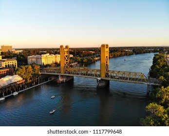 Aerial View Sacramento Tower Bridge Stock Photo 1117799648 | Shutterstock