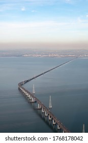 Aerial View Of The San Mateo–Hayward Bridge San Francisco California U.S.A.