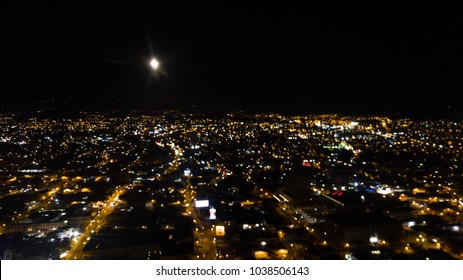 Aerial View Of San Jose Costa Rica At Night 